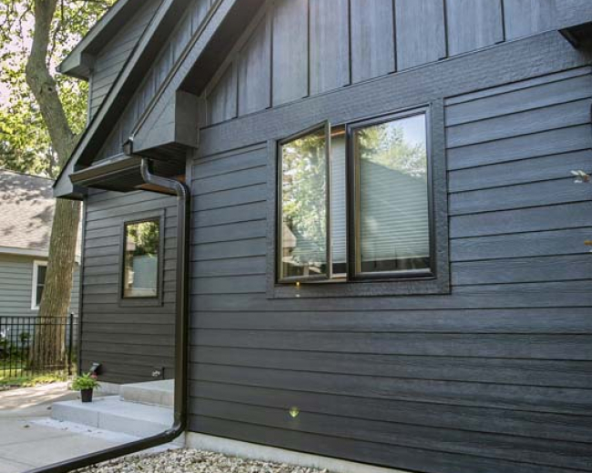 James Hardie HardiePlank Cedarmill Lap Siding (Shou Sugi Ban) Prairie